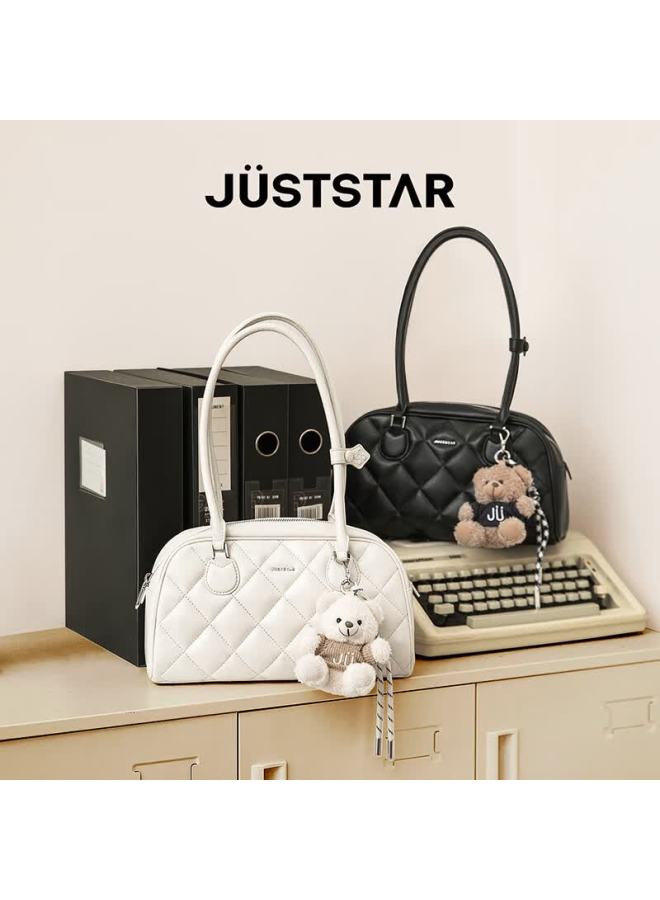 Just Star Jianlu Same Style Baguette Bag Women  New Light Luxury Boston Bowling Underarm Bag 38 Festival Birthday Gift - Image 5