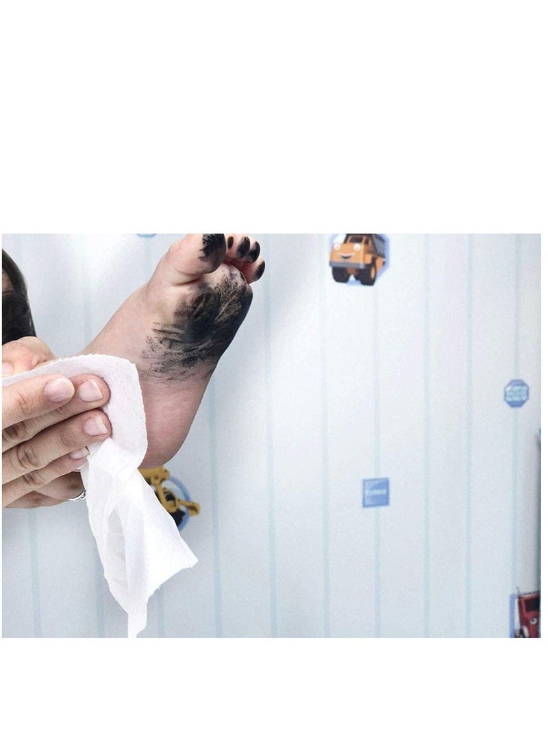 Generic - Baby Footprint Kit Easy Clean Safe Black Ink Pad for Hand Print and with Lifetime inkpad Guarantee - Image 1