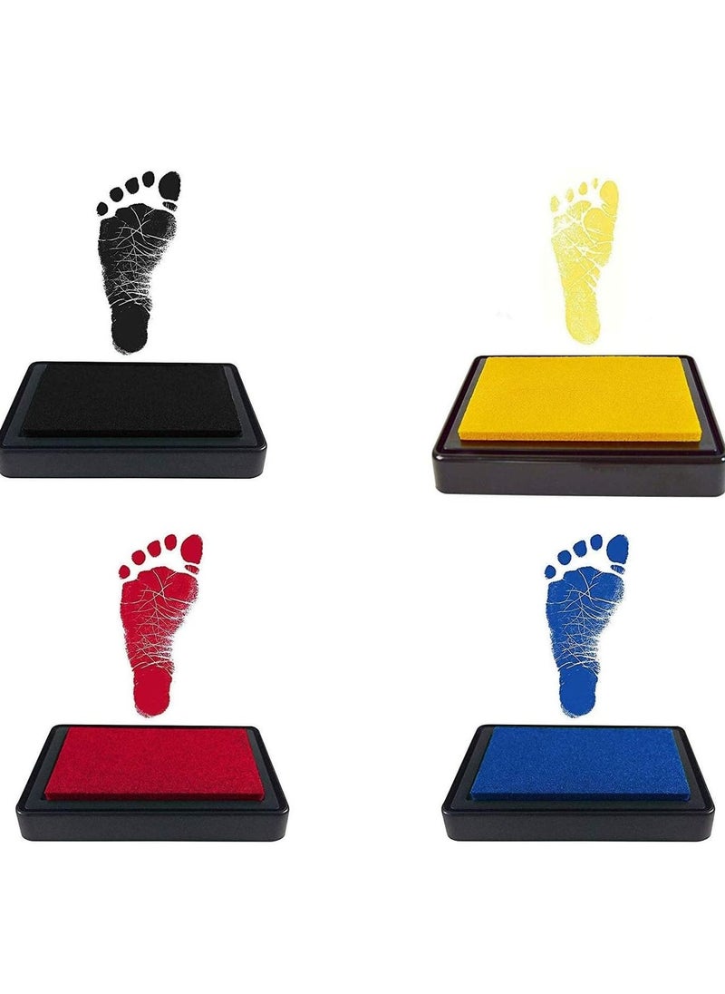 Generic - Baby Footprint Kit Easy Clean Safe Black Ink Pad for Hand Print and with Lifetime inkpad Guarantee - Image 1