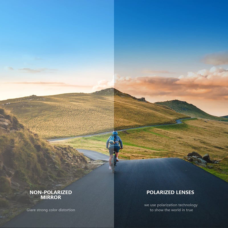 MAXJULI Polarized Sunglasses for Men Women, Windproof Outdoor Sports Cycling Running UV400 Protection Sun Glasses 8133 (Black/Grey) - Image 5