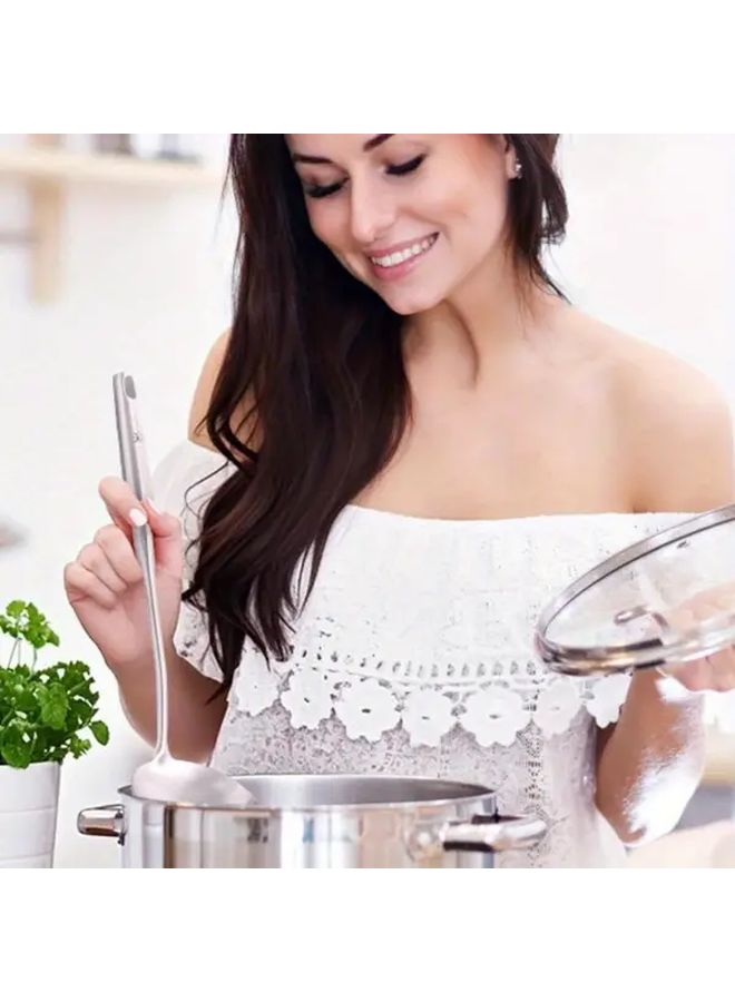 Heavy Duty Large 1pc Soup Ladle Commercial Home Kitchen Use Stainless Steel - Image 1