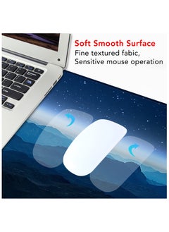 excovip Extended Gaming Mouse Pad XXL Anti-Skid Mousepad Large Keyboard Mouse Pad Desk Mat with Stitched Edges 900x400mm 0139  - Image 4