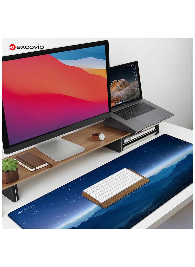 excovip - Extended Gaming Mouse Pad XXL Anti-Skid Mousepad Large Keyboard Mouse Pad Desk Mat with Stitched Edges 900x400mm 0139 - Image 1