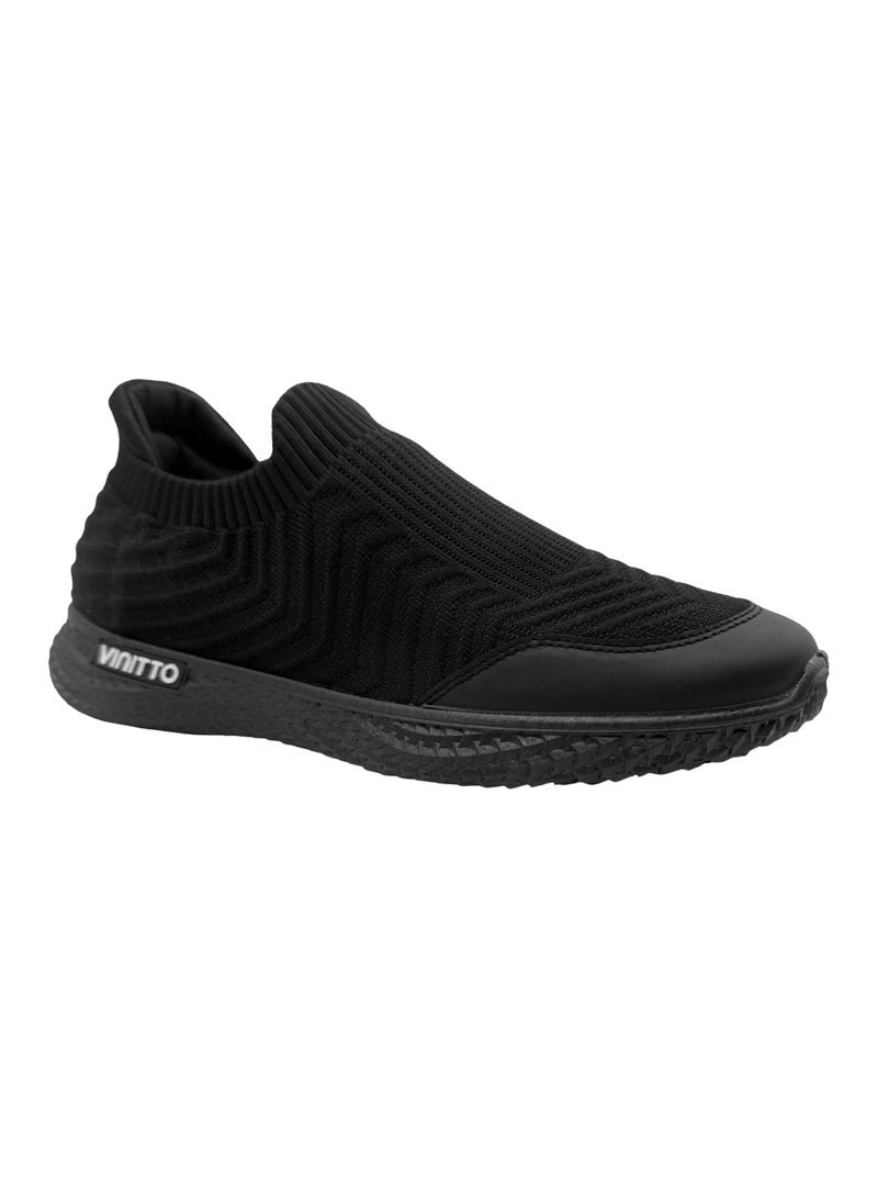 VINITTO Men Textile Elastic Sneakers - Image 1