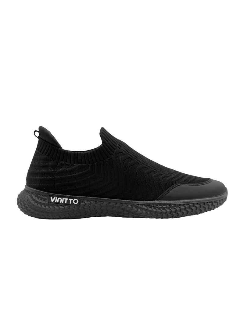 VINITTO Men Textile Elastic Sneakers - Image 2