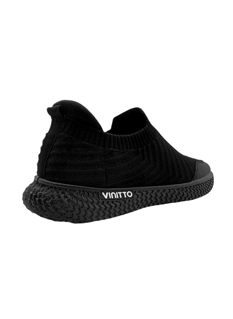 VINITTO Men Textile Elastic Sneakers - Image 4