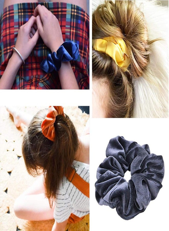 J-MEE 20 Pcs Hair Scrunchies Velvet Elastic Hair Bands Scrunchy Hair Ties Ropes Scrunchies for Women or Girls Hair Accessories - Image 2