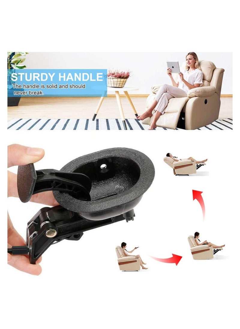 Generic - 2PCS Recliner Replacement Parts for Sofa Chair , Lever Handle Recliner Replacementt Universal Lever Handle with Release Cable Lever Handle Recliner Replacement for Ashley, Most Recliner Sofa Brand - Image 1