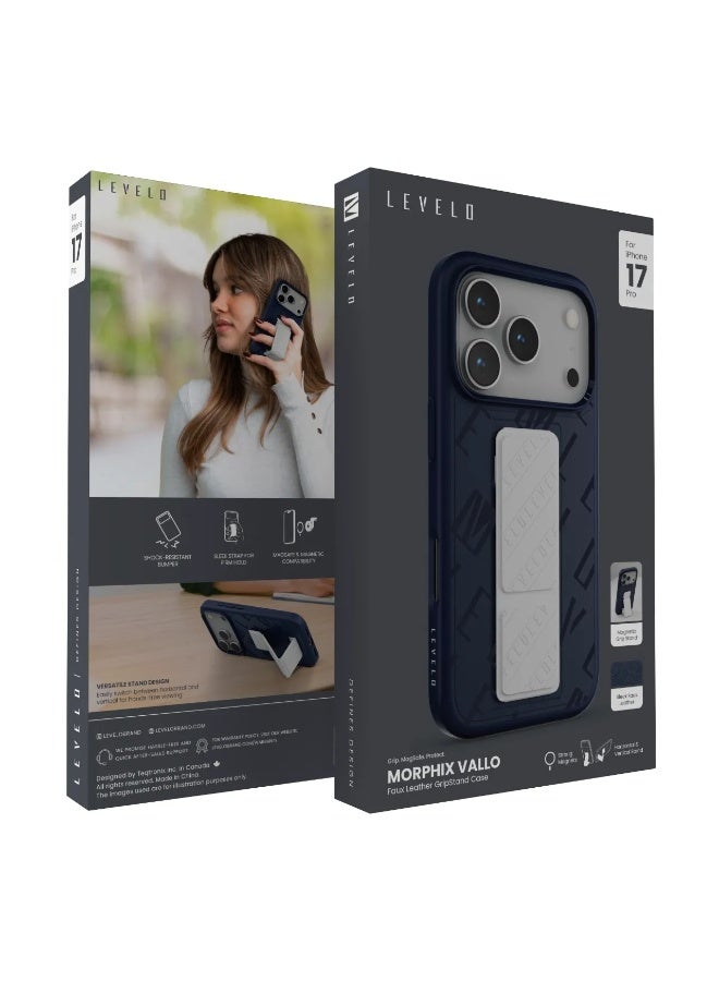 LEVELO iPhone 17 Pro Case Magsafe Strong Magnet Upgraded Shutter Button Delay Yellowing 17 Pro Case Military-Grade Protection Wear-resistant iPhone 17 Pro Cover Compatible with Magsafe Accessory - Image 3