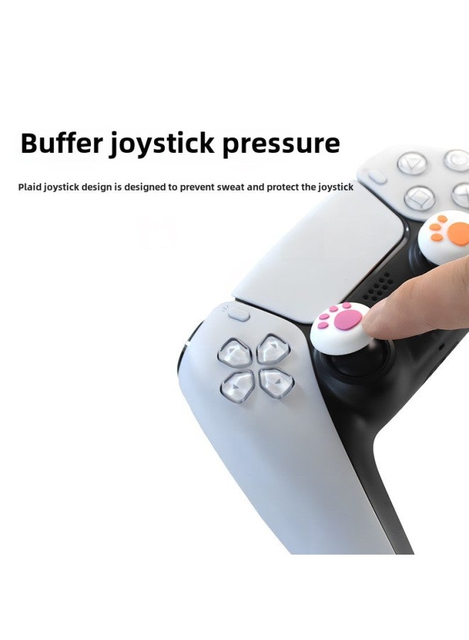 Suitable For PS4/PS5 Handle Rocker Cap Dog Big Claw Silicone Rocker Cap SWITCH PRO Rocker Cap-Product Color:Milk Tea Brown  - Image 3