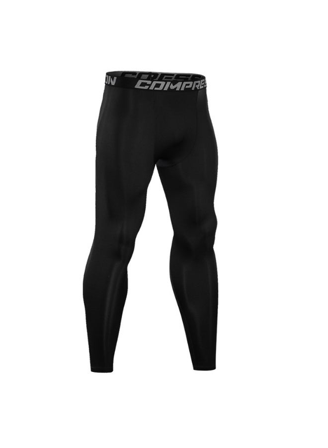 Combat Mens Gym Compression Leggings Sport Training Pants Dry Fit Running Tights Fitness Basketball Jogging Workout - Image 1