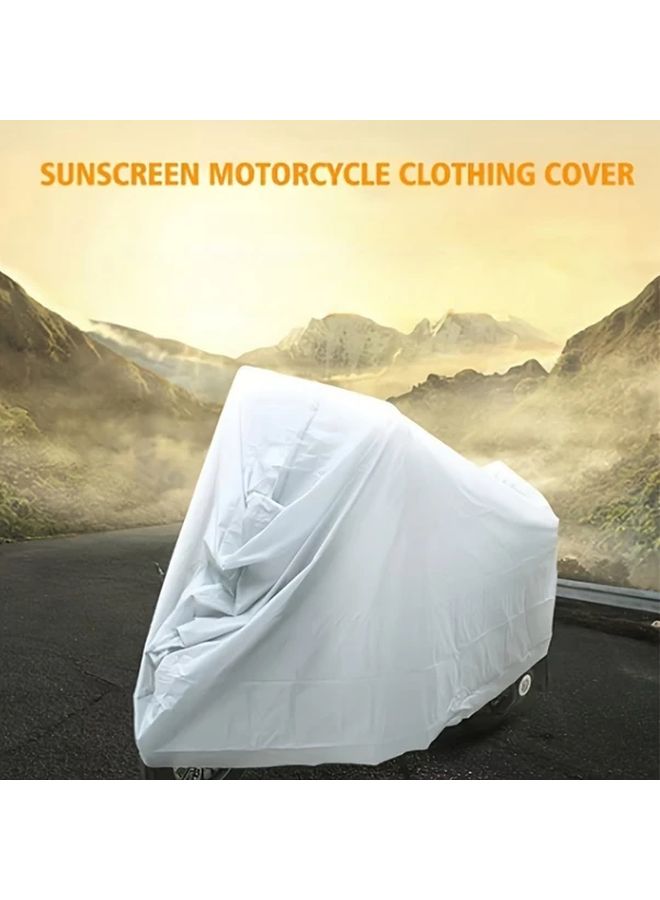 Medium Premium Reflective Motorcycle Cover All Weather Protective Shell For All Motorcycles - Image 1