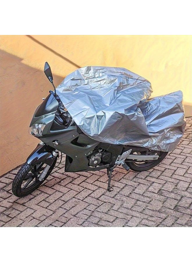 Medium Premium Reflective Motorcycle Cover All Weather Protective Shell For All Motorcycles - Image 4