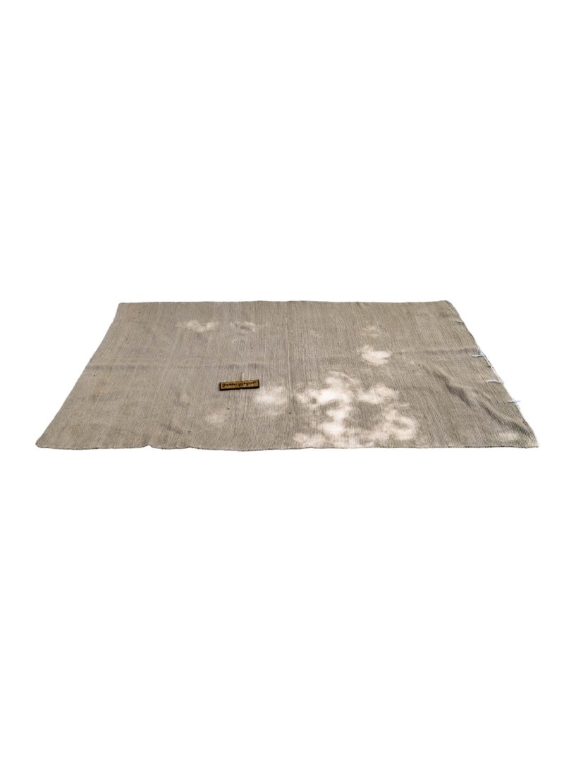 Egypt Antiques 100% natural cotton carpet, beige color, produced by Egypt Antiques, 100% handmade - Image 1
