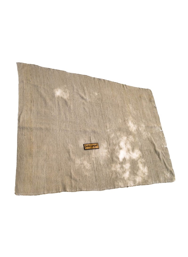 Egypt Antiques 100% natural cotton carpet, beige color, produced by Egypt Antiques, 100% handmade - Image 2