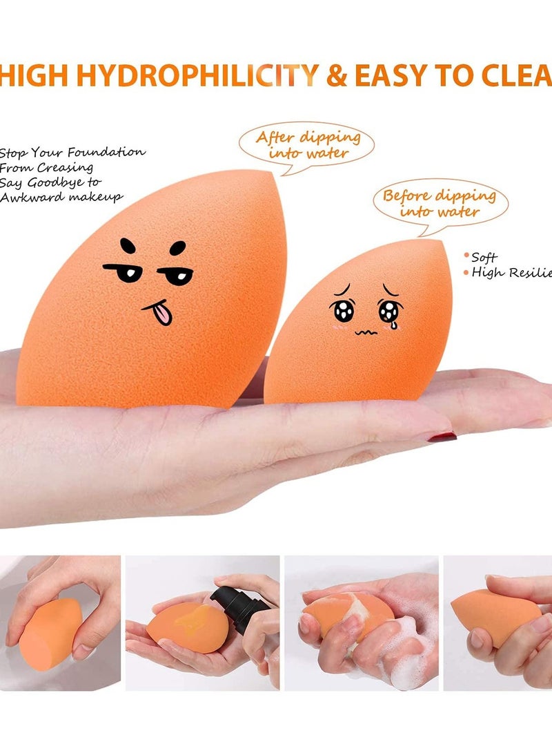 أوريتي عبوة من 3 إسفنجات لدمج كريم الأساس باللون البرتقالي - Image 5