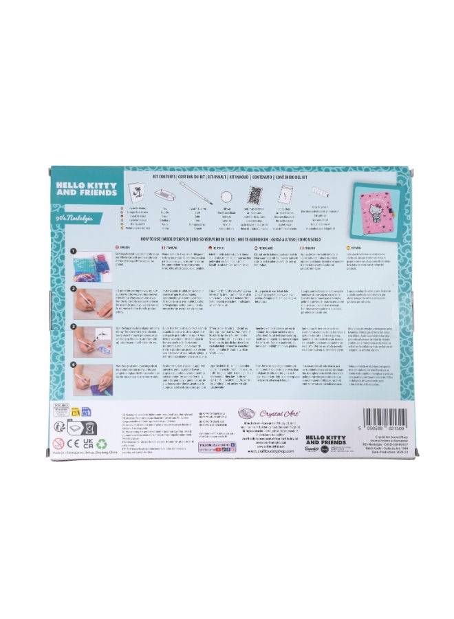 Craft Buddy مفكرة هالو كيتي وفن الكريستال السري - Image 2