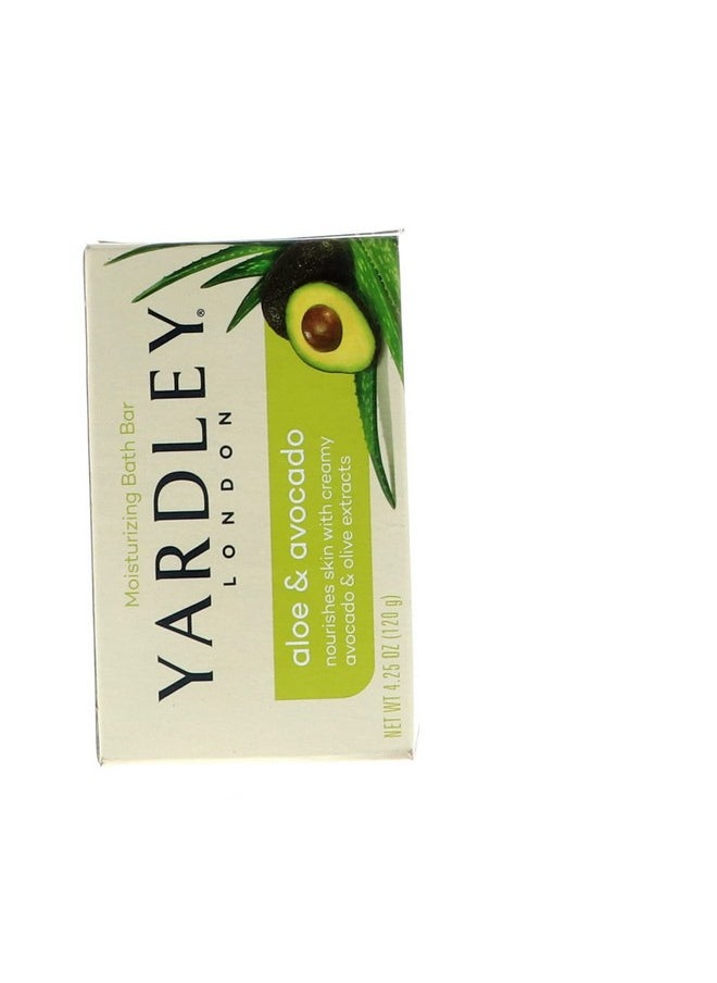 Yardley Yardley London Aloe and Avocado Naturally Moisturizing Bath Bar 4.0 oz (Pack of 12)  - Image 5