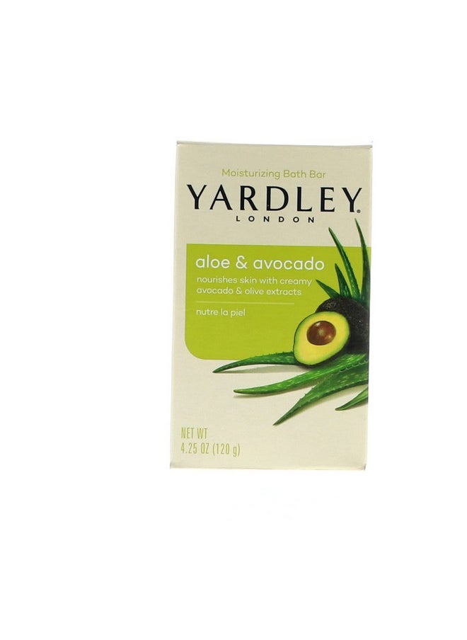 Yardley Yardley London Aloe and Avocado Naturally Moisturizing Bath Bar 4.0 oz (Pack of 12)  - Image 1