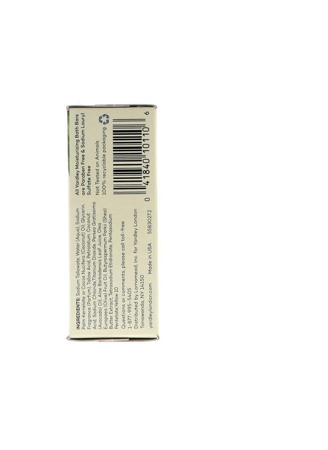 Yardley Yardley London Aloe and Avocado Naturally Moisturizing Bath Bar 4.0 oz (Pack of 12)  - Image 3