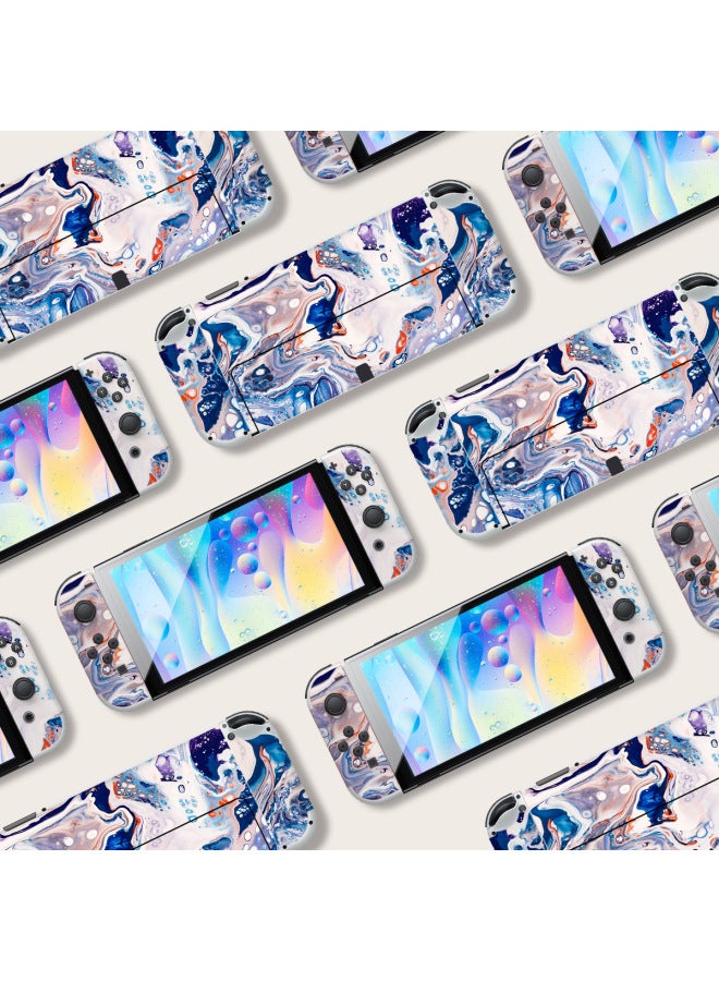 Exclusive For Nintendo Game Console 4PCS Switch Oled Sticker PVC Sticker-Color:YXJ-SWO-103 - Image 3