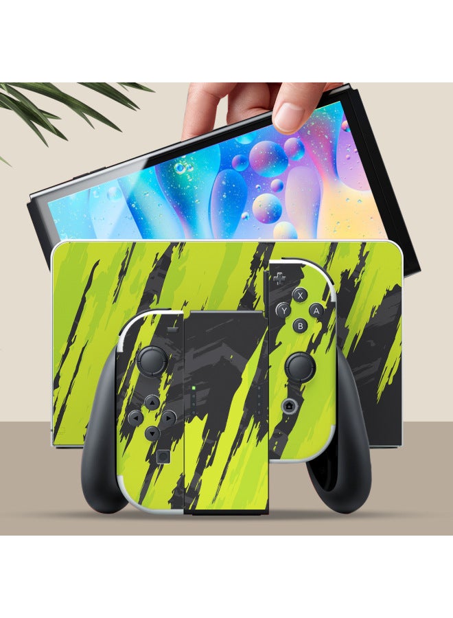 Exclusive For Nintendo Game Console 4PCS Switch Oled Sticker PVC Sticker-Color:YXJ-SWO-103 - Image 2