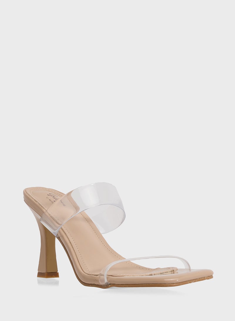 Ginger Double Strap Heeled Mule - Image 2