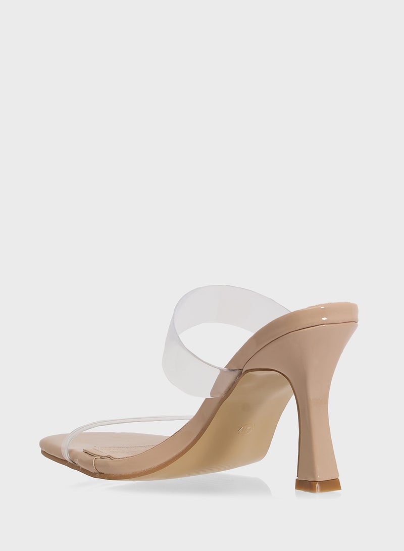 Ginger Double Strap Heeled Mule - Image 3