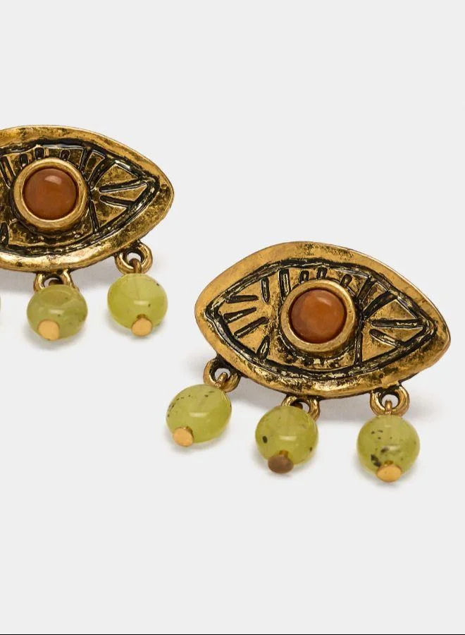 بارفوا قرط عين مع حجر