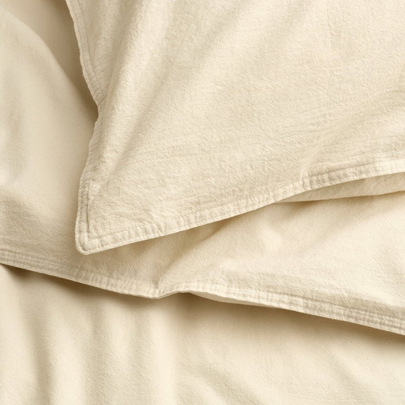 Baitique Duvet Cover and 2 Pillowcases, Natural, 240x220/50x80 cm - Image 4