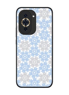 Rugged Black edge case for Huawei nova 10 4G Slim fit Soft Case Flexible Rubber Edges Anti Drop TPU Gel Thin Cover -  Frozen Snowflakes