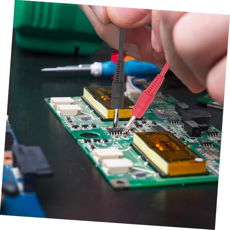 PartyKindom 3 قطع من مجسات الملتيميتر مع مشابك التمساح لاختبار الدوائر الرقمية وإمدادات الطاقة - Image 3