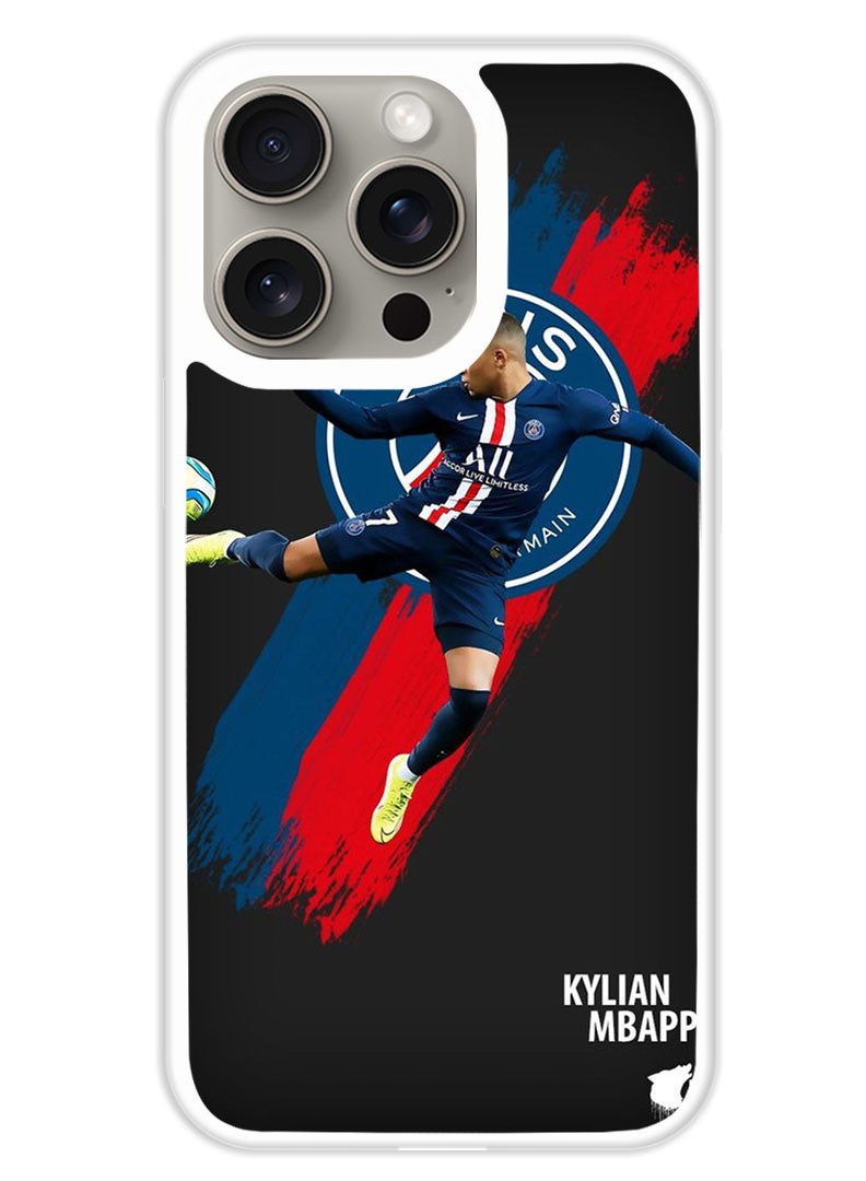 Theodor Protective Case Cover For APPLE IPHONE 15 Pro Football (White Bumper) - Image 1