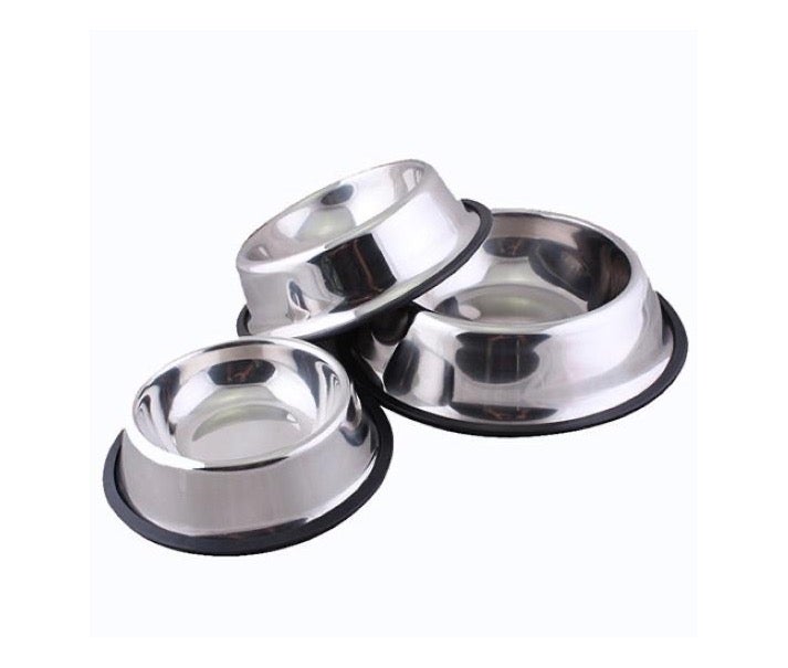 طبق معدني كبير للحيوانات الاليفة  (٢٥ سم عرض) - Image 3