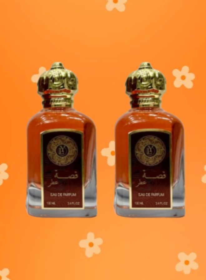 LY 2 Pieces Qissah classic collection perfume 100ML - Image 1