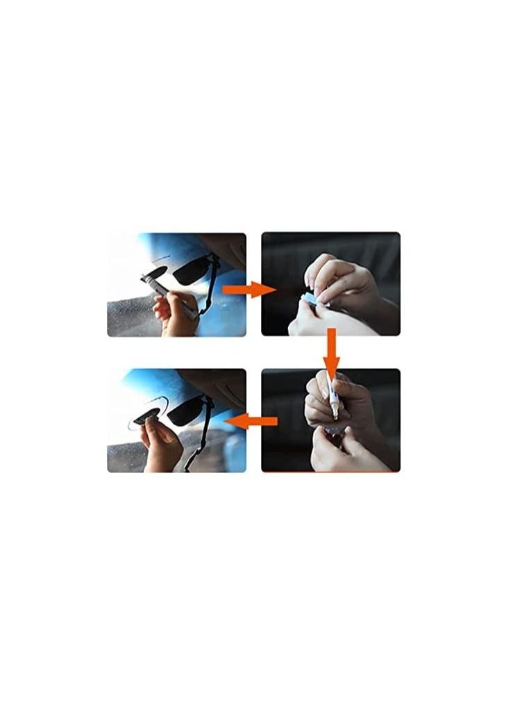 Visbella - Visbella® RearView Mirror Adhesive VISBELLA Car Professional Strength Permanent Mirror Adhesive Glue Car DIY RQ0001YW3PRepair Accessories - Image 1