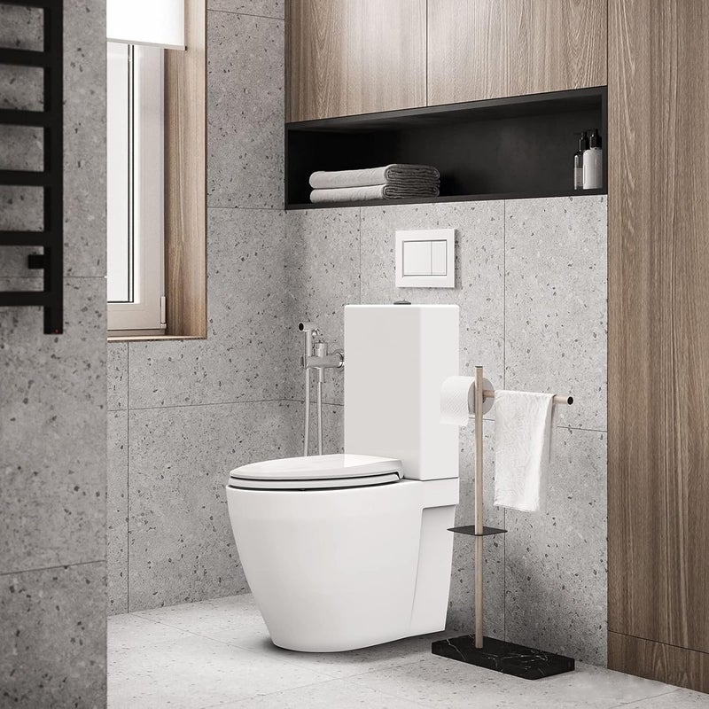 FOREENIU Toilet Seat,U Shape Toilet Seat with Adjustable Hinges,Toilet Lid Slow Close Quiet No Slam, Easy Installation & Release,Safe PP Material Easy Clean,Comfortable Ergonomic Design,White - Image 2