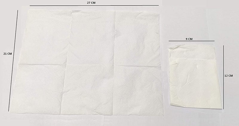 TARGET HYGIENE Double Side Table Top L-Fold Tissue Paper Napkin Refills - 12 Packets (1200 Tissues) - Image 2