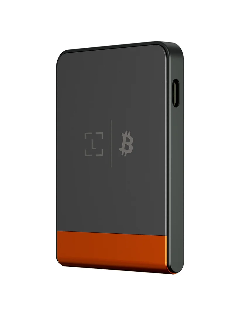Ledger Flex Hardware Wallet | 2.84" TouchScreen Crypto & NFT Wallet, Customizable, Type-C, Bluetooth Connectivity, Wireless Charging, 5000+ Coins Supported, for iOS & Android, MacOS & Windows - Orange
