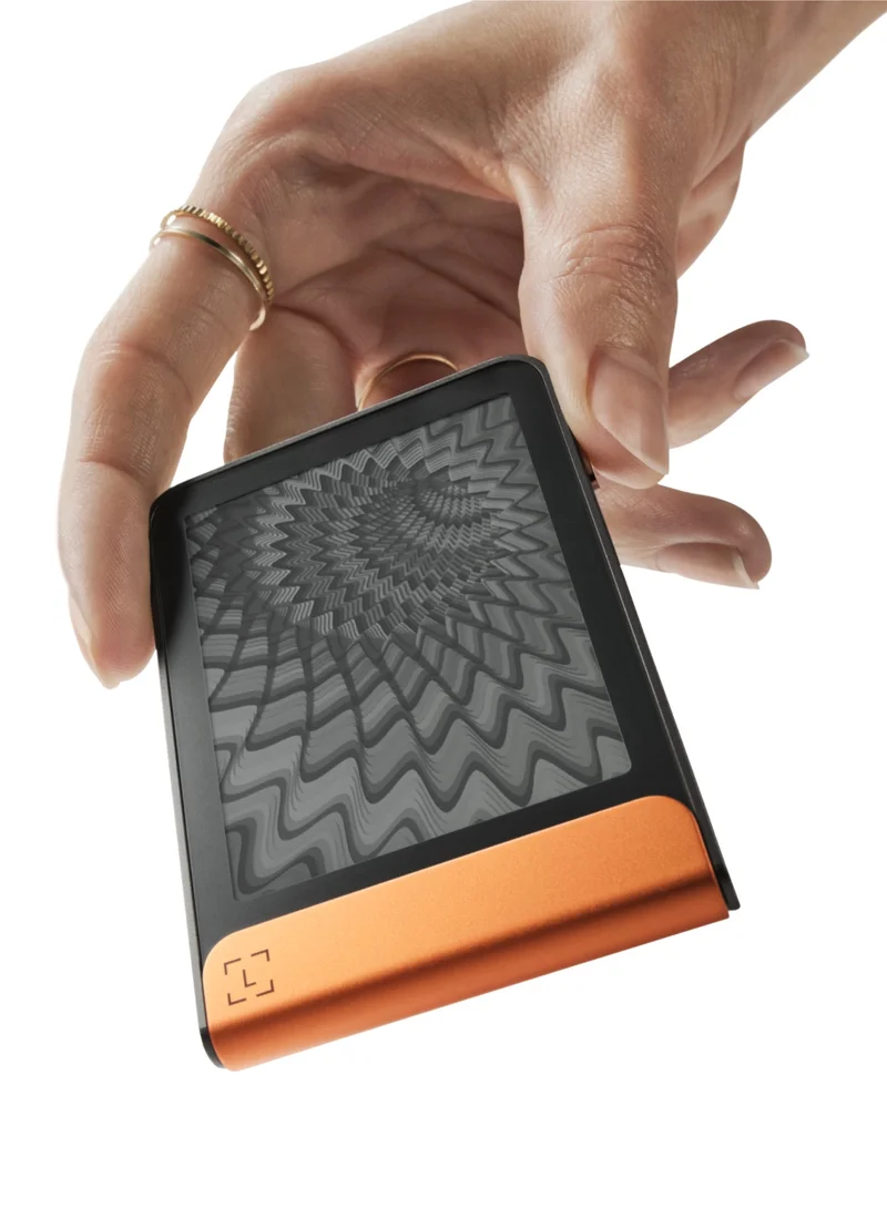 Ledger Flex Hardware Wallet | 2.84" TouchScreen Crypto & NFT Wallet, Customizable, Type-C, Bluetooth Connectivity, Wireless Charging, 5000+ Coins Supported, for iOS & Android, MacOS & Windows - Orange