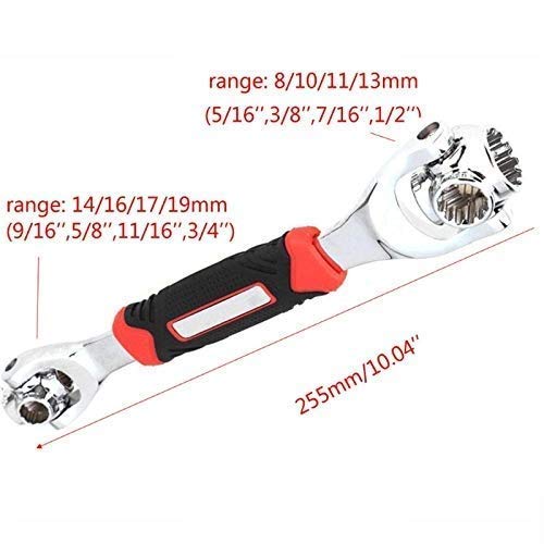 SYGNIUS Sygnius Tiger Wrench 48 in 1 Universal Socket Wrench Multifunction Hand Tool with Spline Bolts 360 Degree Revolving Spanner  - Image 2