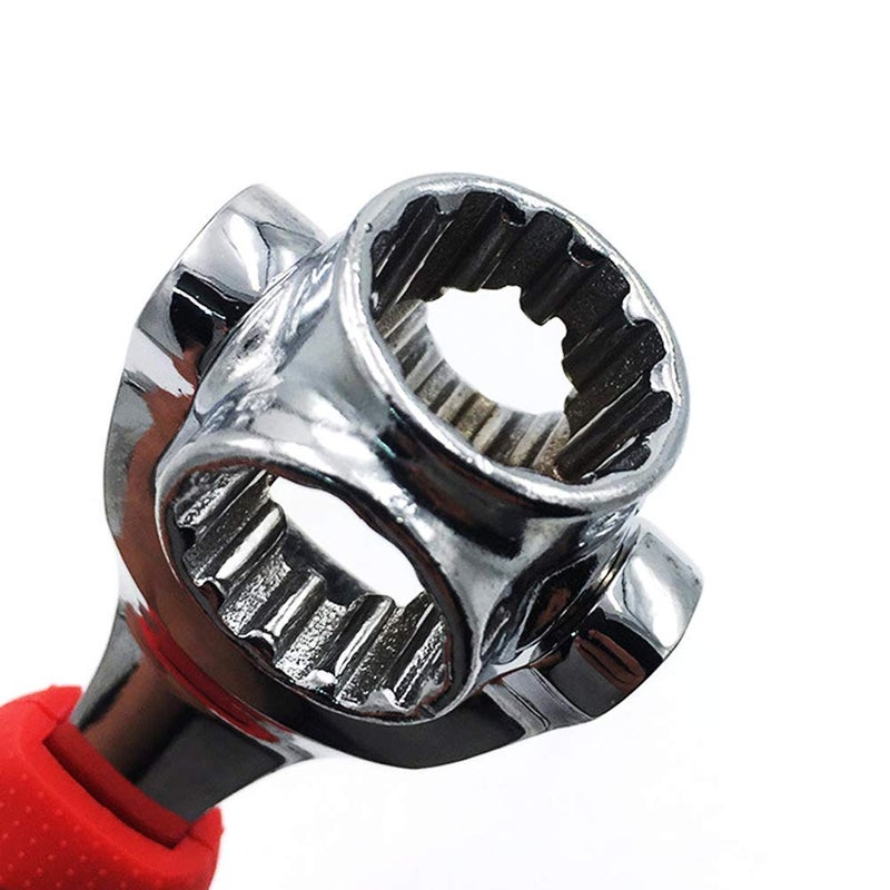 SYGNIUS Sygnius Tiger Wrench 48 in 1 Universal Socket Wrench Multifunction Hand Tool with Spline Bolts 360 Degree Revolving Spanner  - Image 5