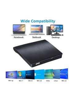 Generic External CD/DVD Drive USB 3.0 Type C, BEVA USB C Type C Drive Easy Plug and Play for All Laptops and Desktops Windows 7/8/10/11 and Mac OS for MacBook, MacBook Pro, MacBook  - Image 5