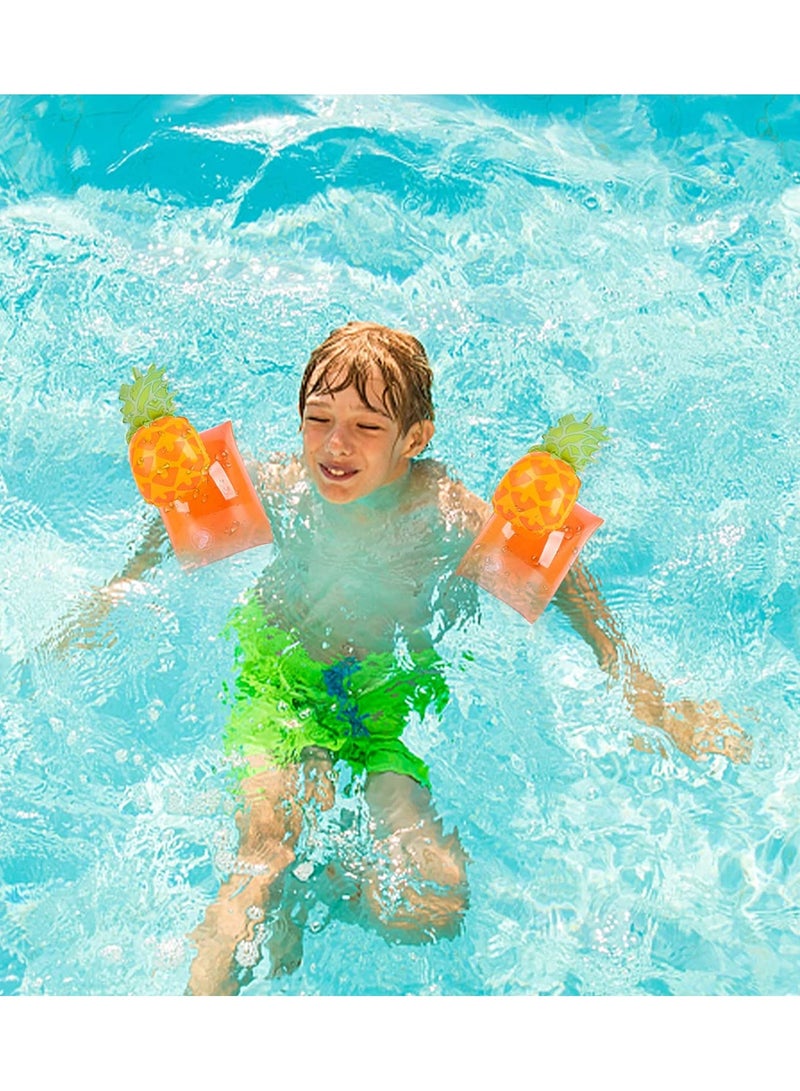 SOLARAE Inflatable Armbands for Kids 2-8 Cartoon Arm Bands Baby Floats for Swimming Toddler Armbands Swim Trainers Floating Sleeves for Pool Water Swim Training Aids Boys Girls Pool Safety Equipment - Image 3