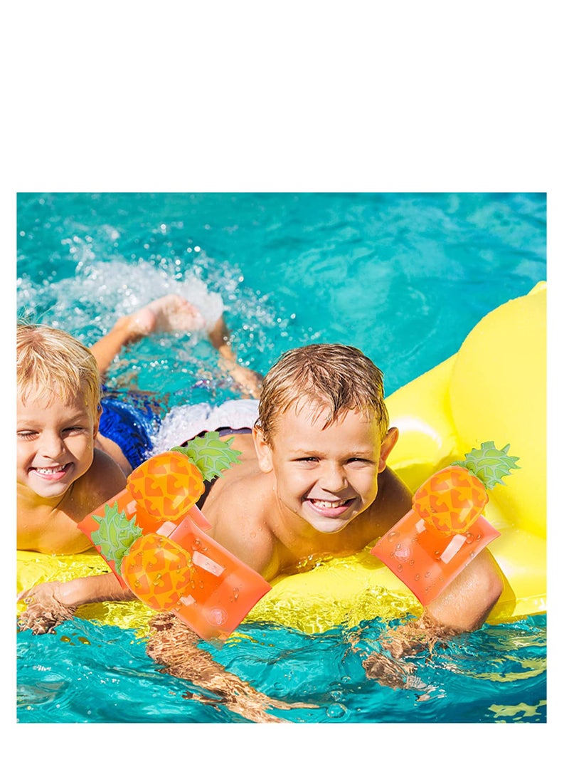 SOLARAE Inflatable Armbands for Kids 2-8 Cartoon Arm Bands Baby Floats for Swimming Toddler Armbands Swim Trainers Floating Sleeves for Pool Water Swim Training Aids Boys Girls Pool Safety Equipment - Image 1