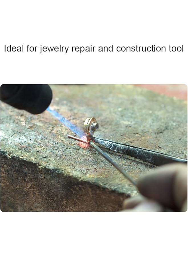 erorex Soldering Gun Kit Jewelry Welding Kit Oxygen Torch Jewelry Torch Welding Soldering Gun Micro Mini Torch With 5 Tips For Oxygen Cylinders Jewelry Welding Processing Tool - Image 3