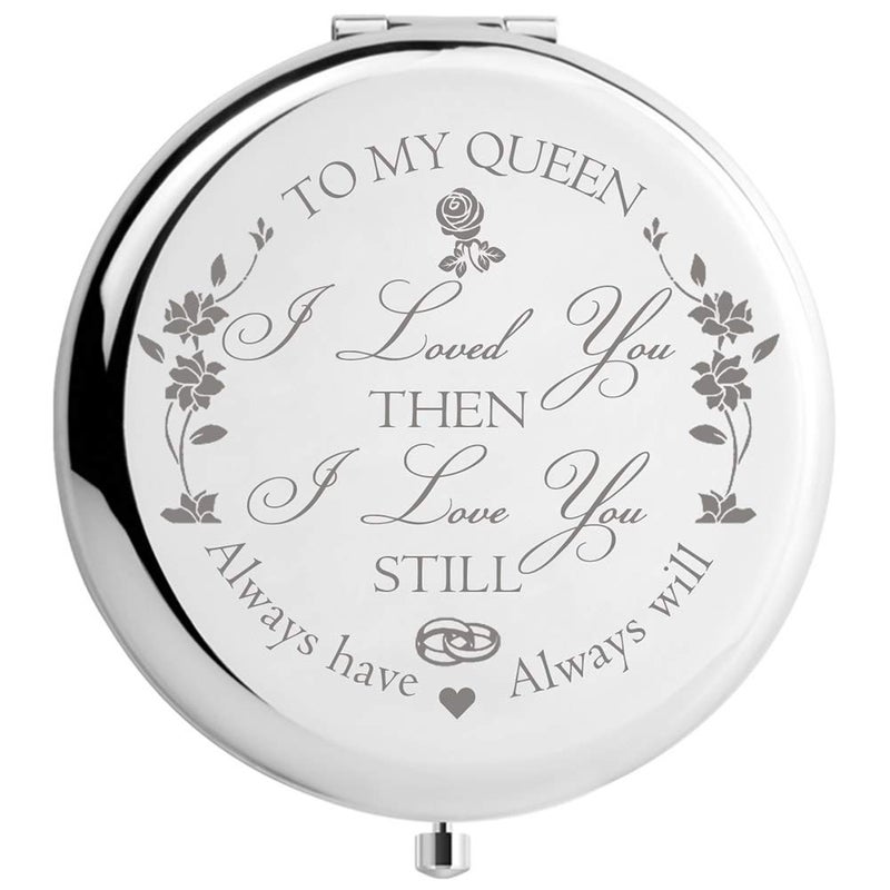 DIDADIC DIDADIC Wife Gifts from Husband Romantic, Women Gift Unique for Anniversary Birthday Valentines Day Christmas, Bride Gifts Engraved for Wedding Day (to My Queen)  - Image 1