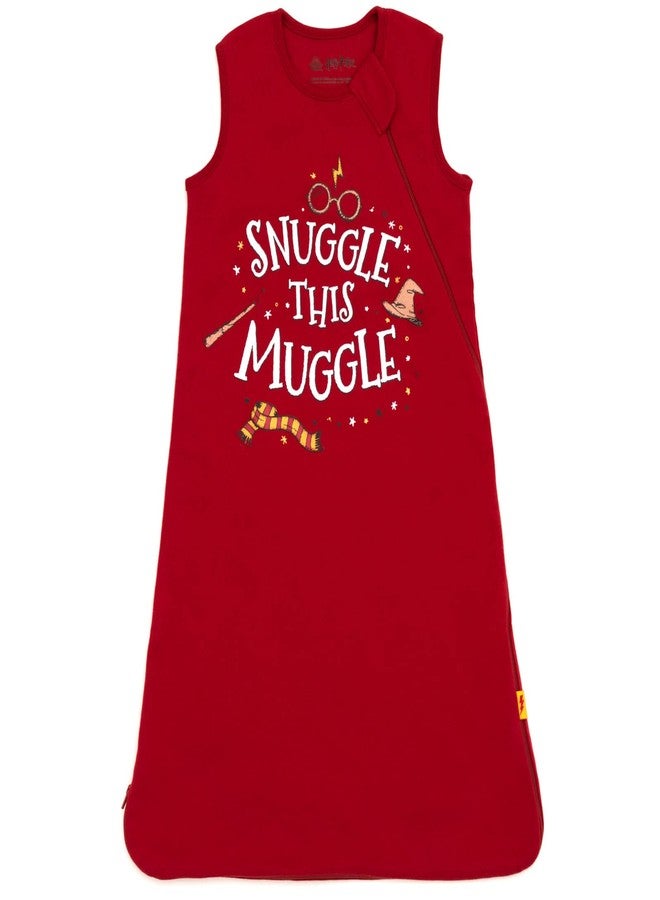 Harry Potter Mens 2 Pack Zip Up Sleep Sacks Maroon Small - Image 3