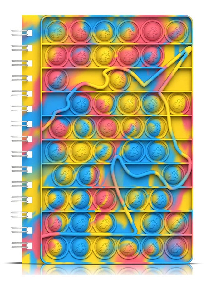 ISank Pop Fidget Spiral Notebook for Kids A5 - Image 1