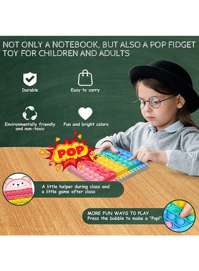 ISank Pop Fidget Spiral Notebook for Kids A5 - Image 3